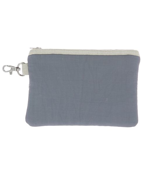 Platte hoes met zijden inkt - 20x13 cm