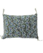 Housse de coussin Art Déco olive - 25x35 cm