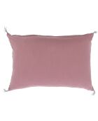 Housse de coussin Soie pourpre - 35x50 cm