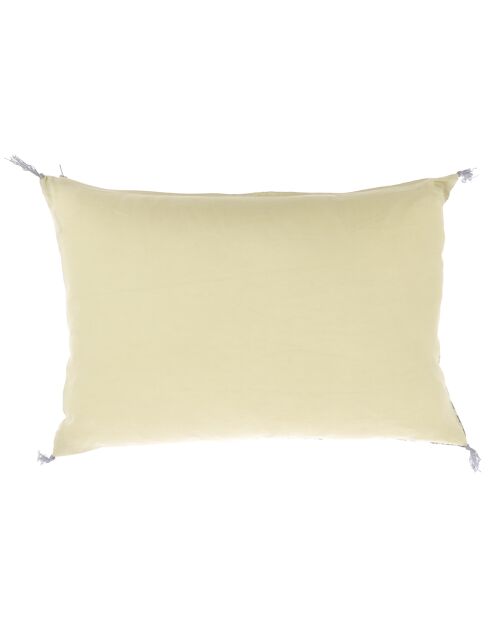 Housse de coussin Soie tabac - 35x50 cm