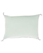 Housse de coussin Soie verte  - 35x50 cm
