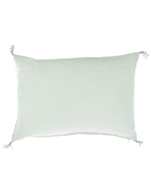 Housse de coussin Soie verte  - 35x50 cm