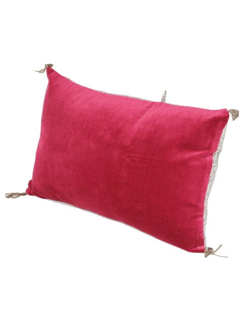 Kussenhoes Tosca framboos - 30x45 cm