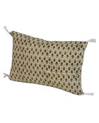 Housse de coussin Indienne ocre semis - 30x45 cm