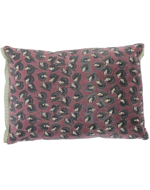 Kussenhoes Burgundy Art Deco - 35x50 cm