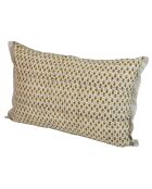 Kissenhülle mit indischem Ockermotiv, 35 x 50 cm