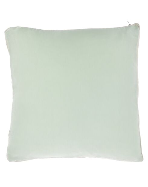 Kissenhülle aus grüner Seide - 45x45 cm