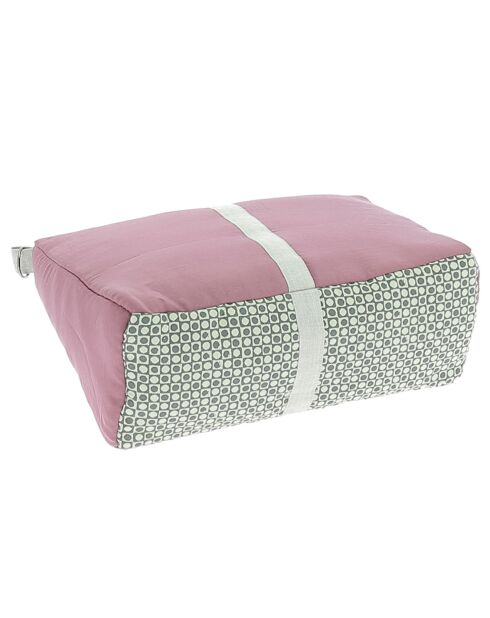 Toilettas van paarse zijde - 18x26x12 cm