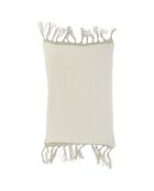 Housse de coussin Wavy écrue - 35x50 cm