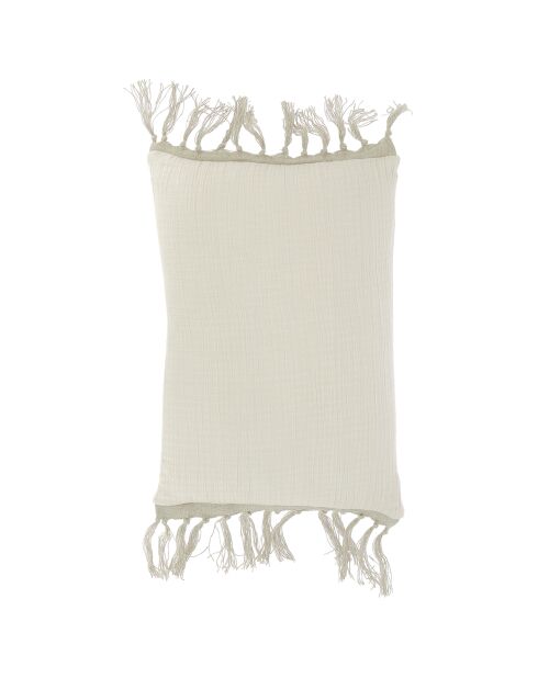 Housse de coussin Wavy écrue - 35x50 cm