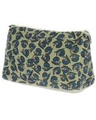 Toilettas XL Art Deco beige - 34x22x15 cm