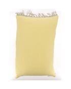 Kissenbezug, gewellt, Zitronengrün, 50 x 75 cm