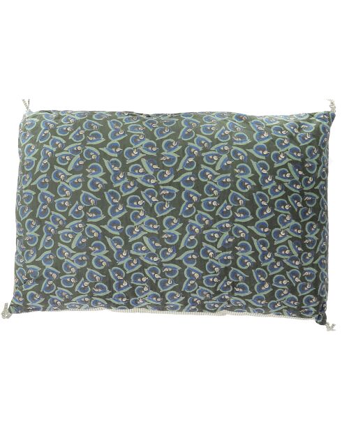 Kussenhoes Art Deco olijfgroen - 50x75 cm