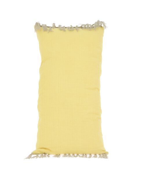 Kissenbezug, gewellt, zitronenförmig, 50 x 100 cm