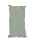 Housse de coussin Wavy céladon - 50x100 cm