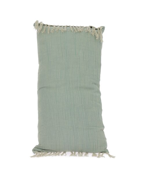 Housse de coussin Wavy céladon - 50x100 cm