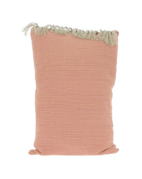Kussenhoes Wavy blush - 50x100 cm