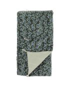 Art Deco olijfkleurige plaid - 140x220 cm