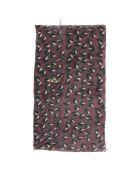 Burgunderfarbener Art-Deco-Nachttisch - 90x200 cm