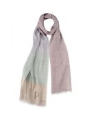 Étole en Lin & Coton Slow taupe - 70x200 cm