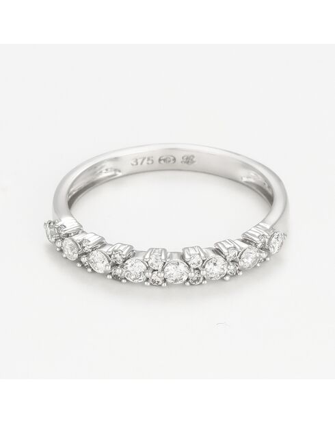 Sacrement Alliance diamanten ring 0,33 karaat witgoud