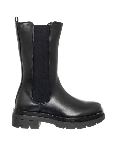 Chelsea boots en Cuir Soft noires - Talon 5 cm