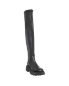 Cuissardes en Cuir Lorelei noires - Talon 5.5 cm