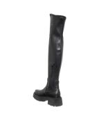 Cuissardes en Cuir Lorelei noires - Talon 5.5 cm