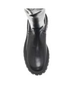 Cuissardes en Cuir Lorelei noires - Talon 5.5 cm