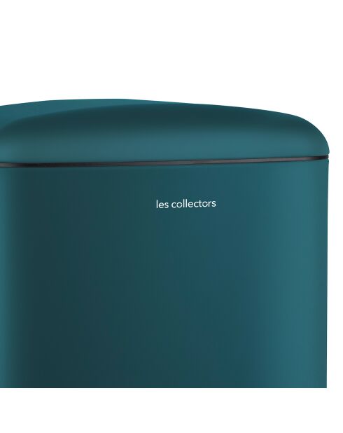 Poubelle à pédale bleu pétrole - 30L
