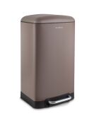 Poubelle à pédale taupe - 30L