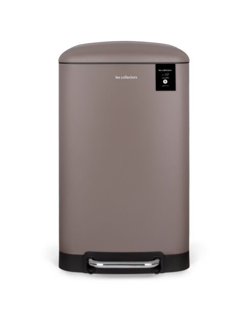 Poubelle à pédale taupe - 30L