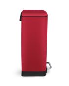 Poubelle à pédale rouge - 30L