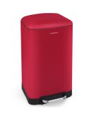 Poubelle à pédale rouge - 30L