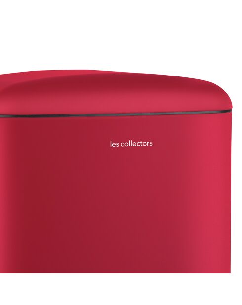 Poubelle à pédale rouge - 30L