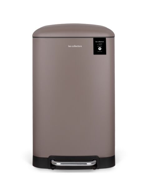Poubelle à pédale taupe - 40L