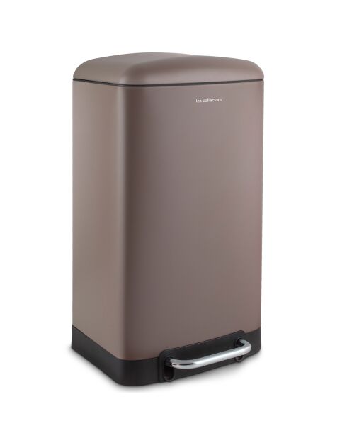 Poubelle à pédale taupe - 40L