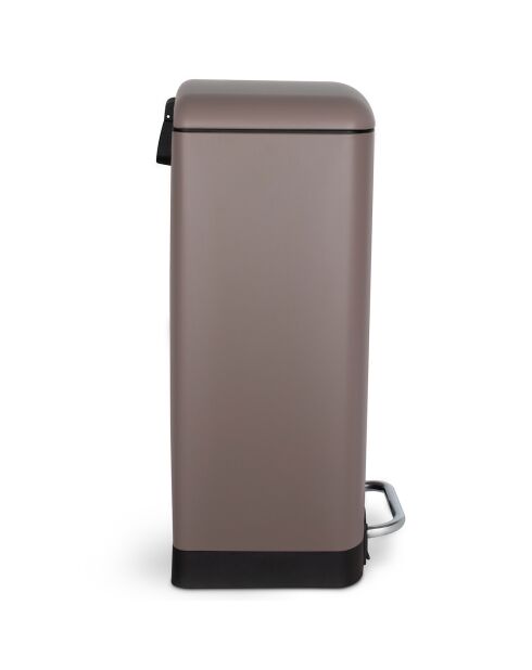 Poubelle à pédale taupe - 40L