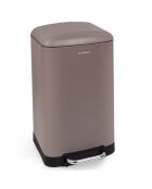 Poubelle à pédale taupe - 40L