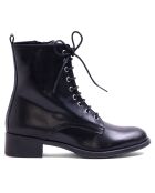 Botas negras de piel Poussey