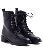 Botas negras de piel Poussey
