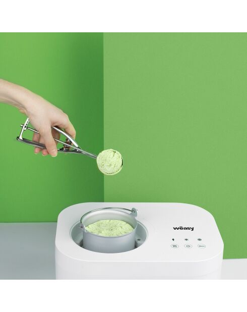 Witte ijsmachine van 1 liter