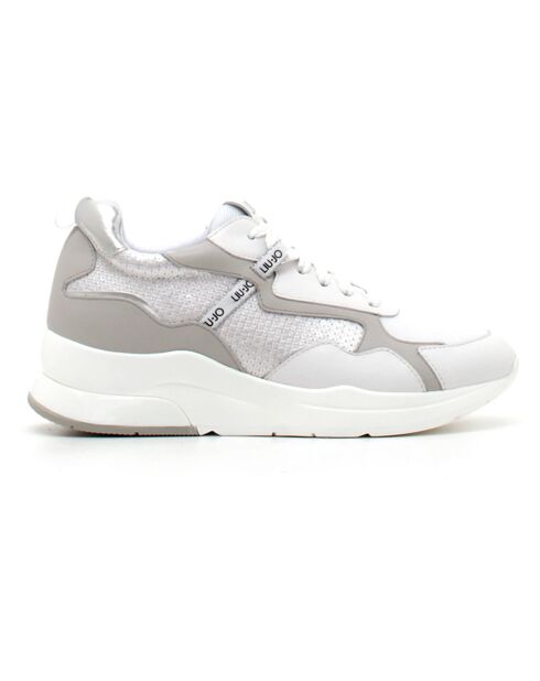 Sneakers en Cuir Karlie blanches