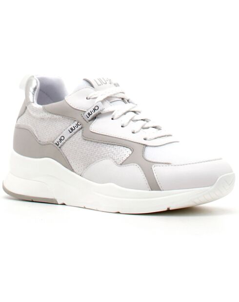 Sneakers en Cuir Karlie blanches