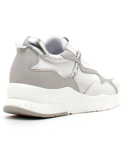 Sneakers en Cuir Karlie blanches