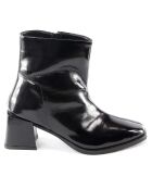 Boots en Cuir Aaron noires - Talon 6 cm