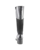 Bottes en Cuir Iris noires - Talon 5 cm