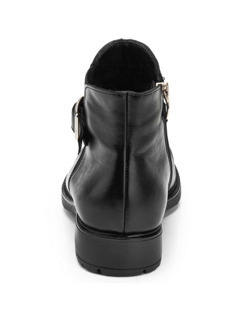Boots en Cuir Amelia noires