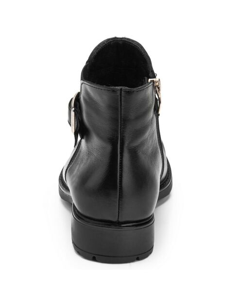 Boots en Cuir Amelia noires