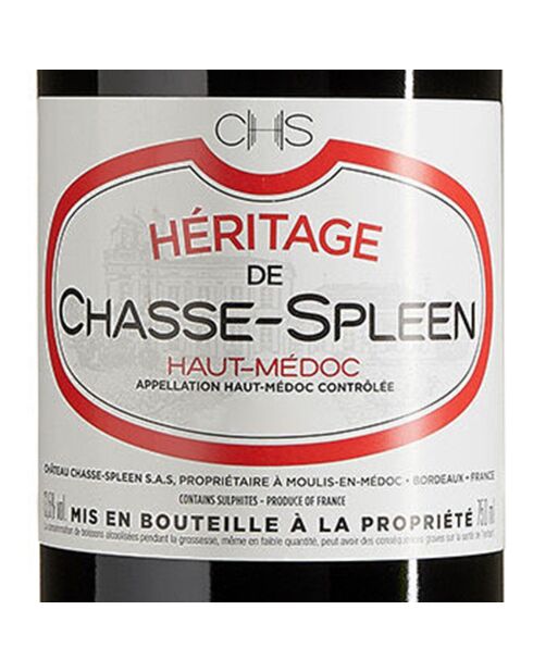 1 Haut-Médoc 2018 L'Héritage de Chasse-Spleen 75cl